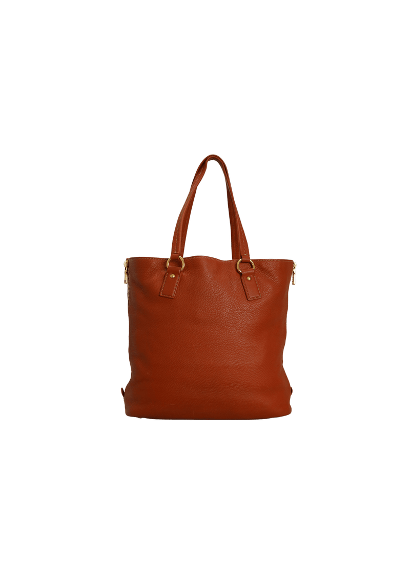 VITELLO DAINO SIDE ZIP TOTE