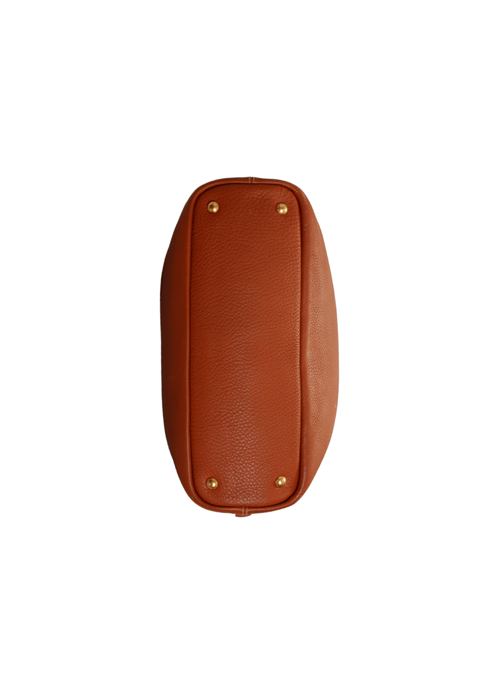 BOLSA PRADA VITELLO DAINO SIDE ZIP TOTE LARANJA ORIGINAL – Gringa