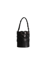 VITELLO INTRECCIATO TRESS BUCKET BAG