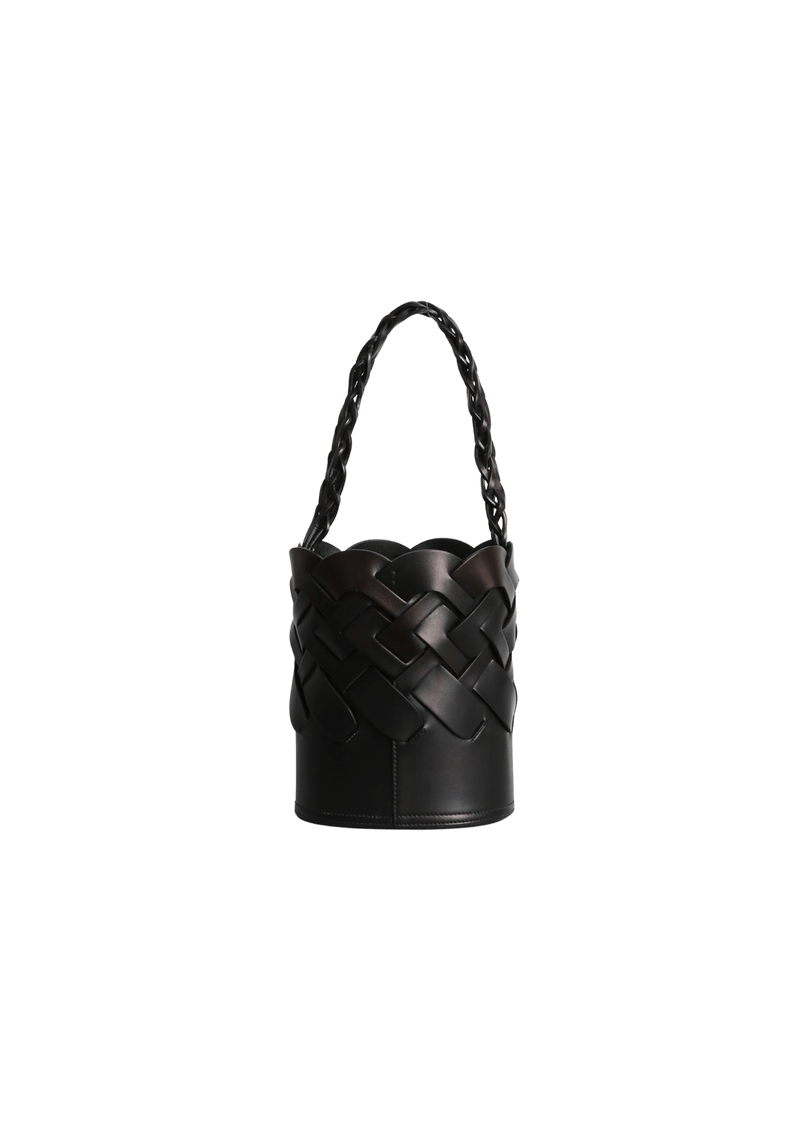 VITELLO INTRECCIATO TRESS BUCKET BAG