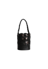 VITELLO INTRECCIATO TRESS BUCKET BAG