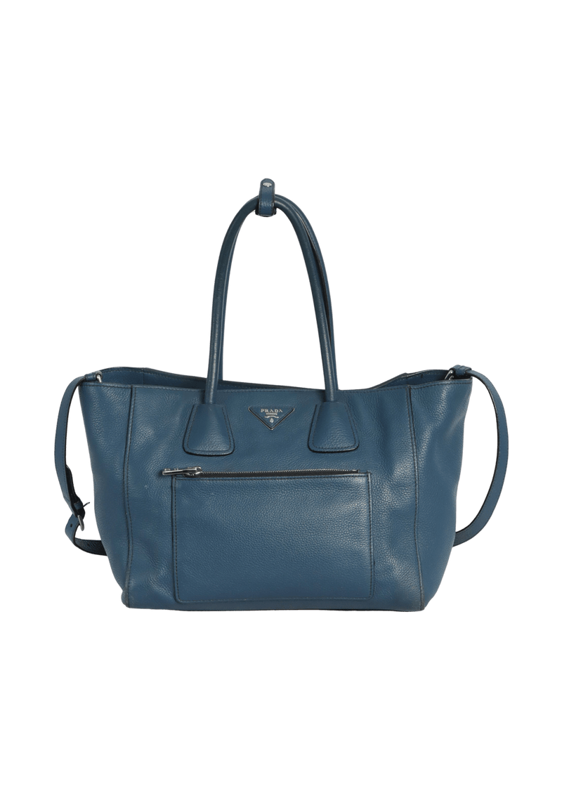 VITELLO PHENIX FRONT POCKET WING TOTE