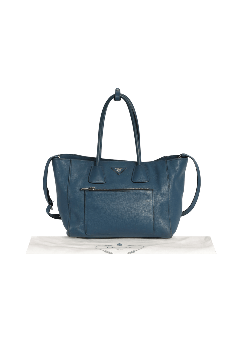 VITELLO PHENIX FRONT POCKET WING TOTE