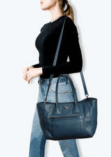 VITELLO PHENIX FRONT POCKET WING TOTE