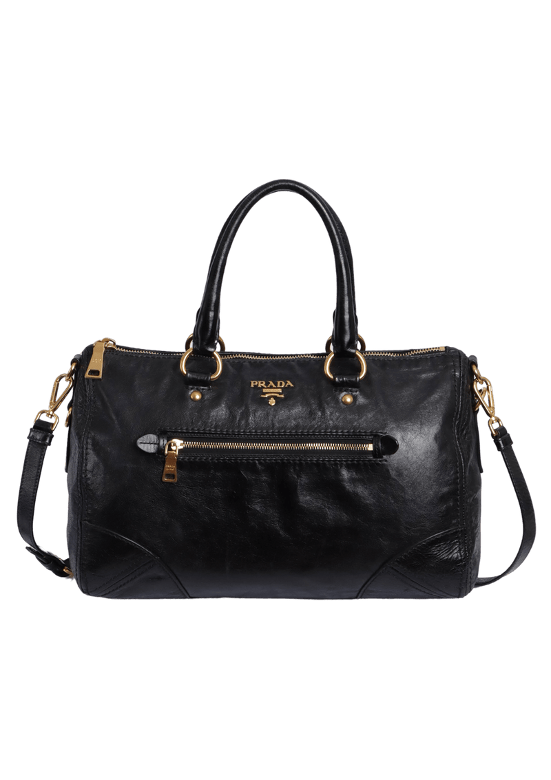 VITELLO SHINE FRONT ZIP BAG