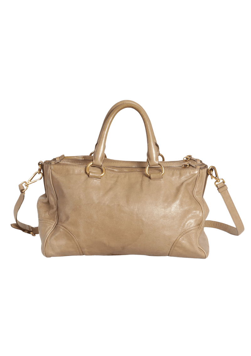 VITELLO SHINE SATCHEL BAG