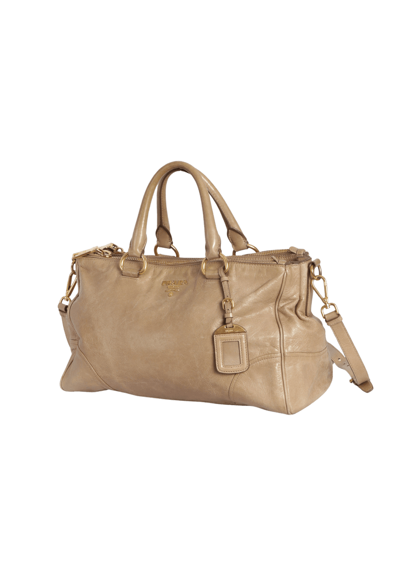 VITELLO SHINE SATCHEL BAG