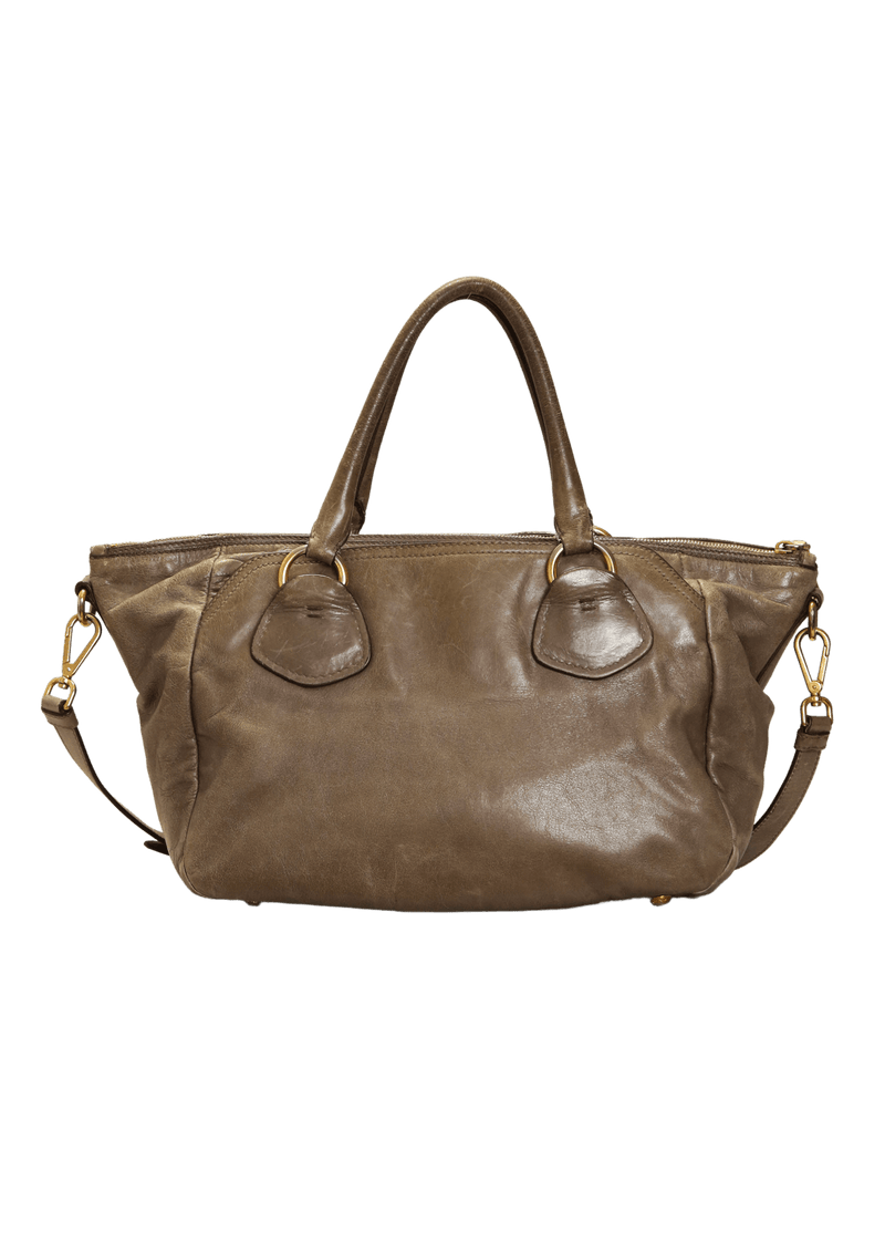 VITELLO SHINE SATCHEL BAG