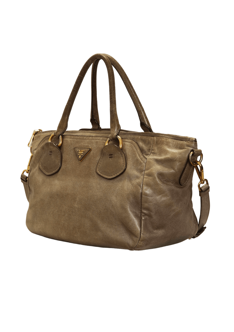 VITELLO SHINE SATCHEL BAG