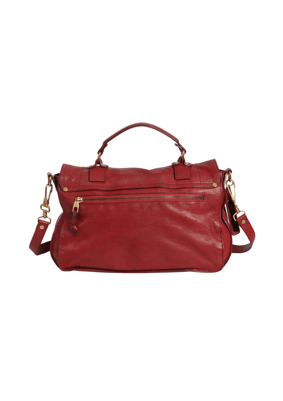 Proenza Schouler PS1  ミディアム サッチェルバッグ BOLSA PROENZA SCHOULER MEDIUM PS1 BAG VERMELHO ORIGINAL – Gringa