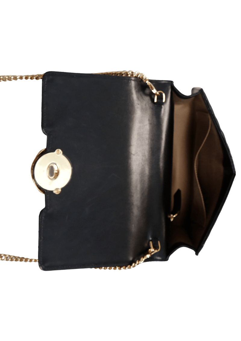 LEATHER CHAIN-LINK BAG