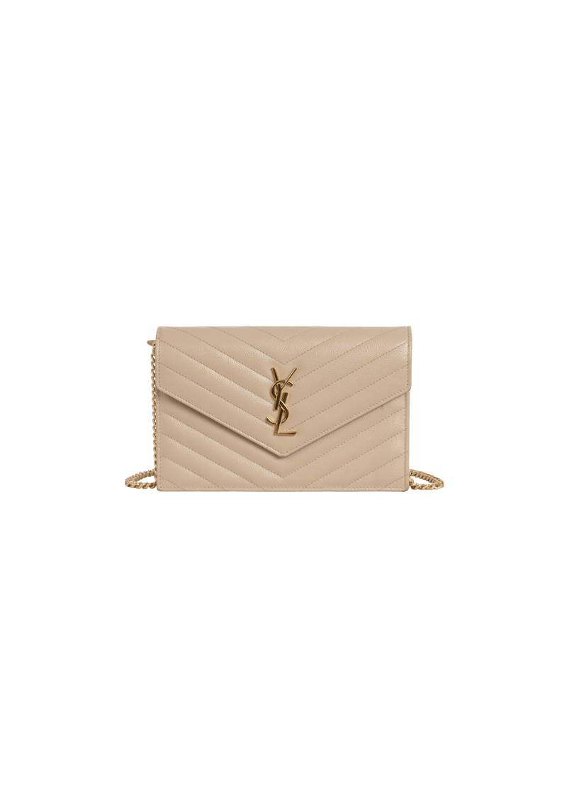 CASSANDRE ENVELOPE MATELASSÉ CHAIN WALLET