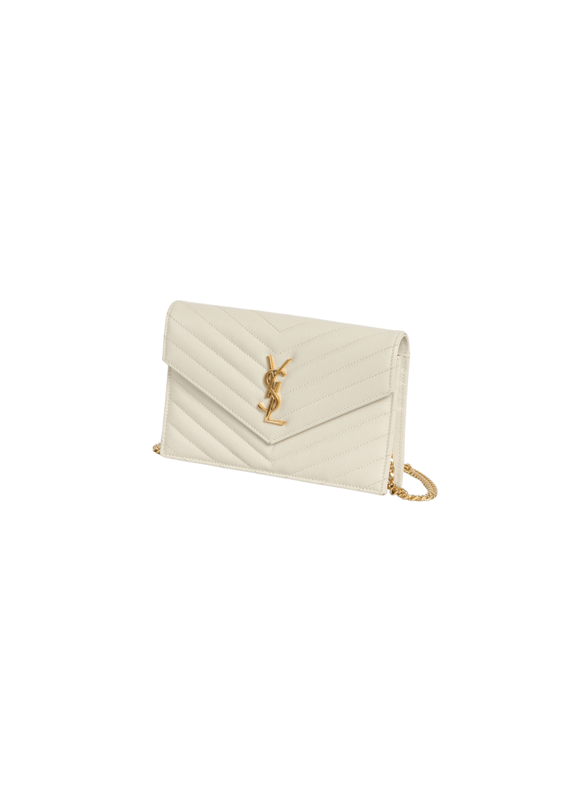 CASSANDRE ENVELOPE MATELASSÉ CHAIN WALLET