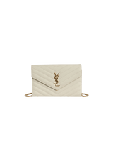 CASSANDRE ENVELOPE MATELASSÉ CHAIN WALLET