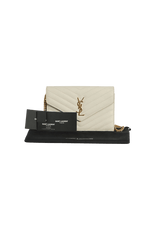 CASSANDRE ENVELOPE MATELASSÉ CHAIN WALLET