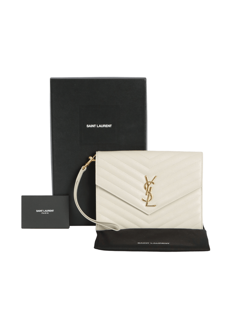 CASSANDRE MATELASSÉ FLAP POUCH