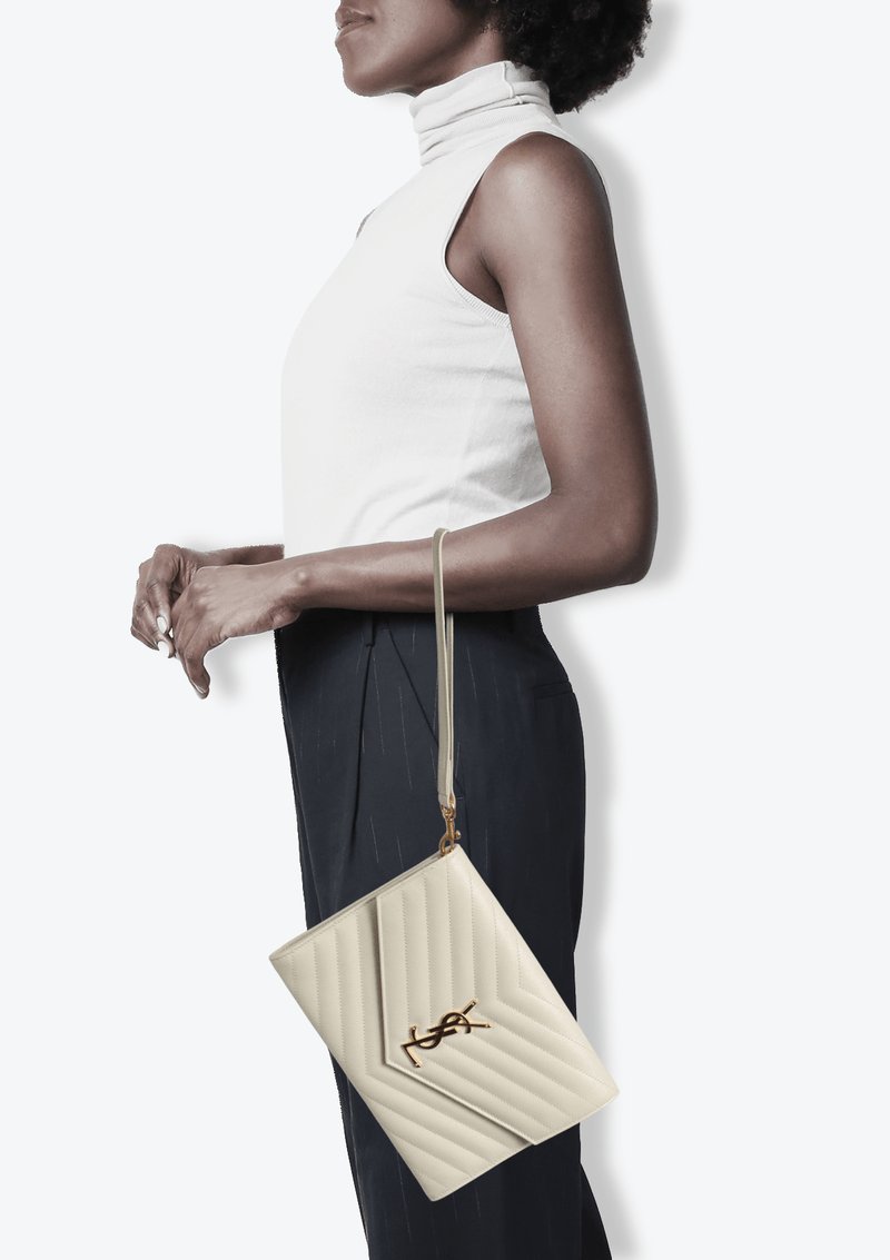 CASSANDRE MATELASSÉ FLAP POUCH