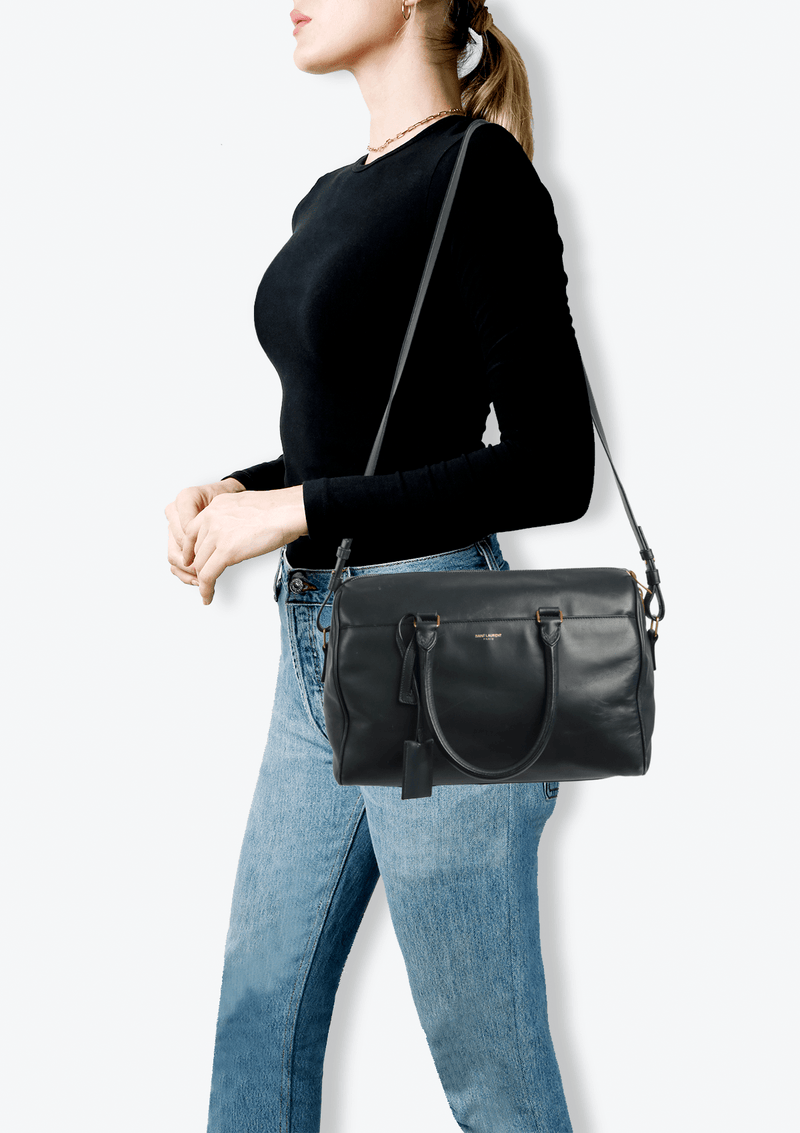 BOLSA SAINT LAURENT CLASSIC DUFFLE 6 BAG AZUL ORIGINAL Gringa