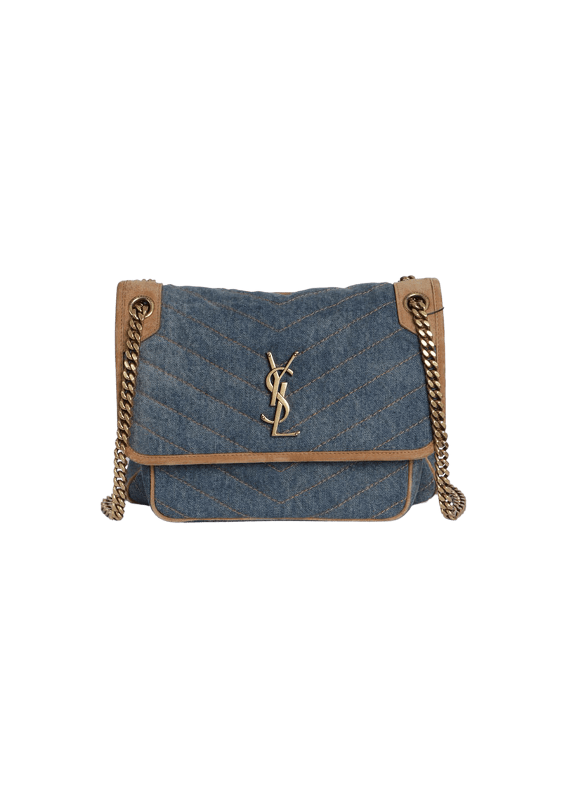 DENIM MEDIUM NIKI BAG