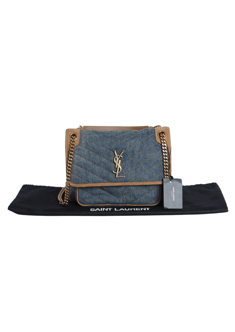 DENIM MEDIUM NIKI BAG