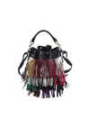 EMMANUELLE FRINGE BUCKET BAG