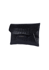 CROCODILE EMBOSSED ANTIGONA CLUTCH