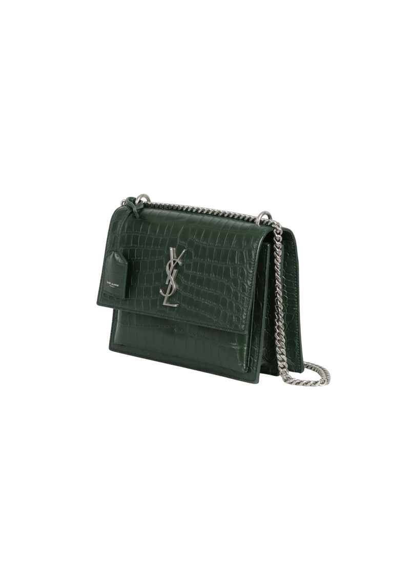 MEDIUM CROCO SUNSET BAG