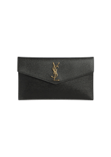 MONOGRAM ENVELOPE CLUTCH