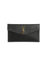 MONOGRAM ENVELOPE CLUTCH