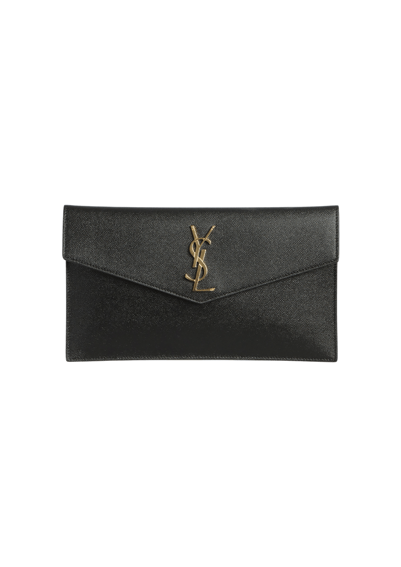 MONOGRAM ENVELOPE CLUTCH