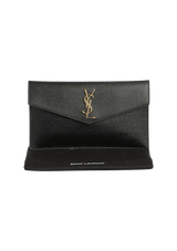 MONOGRAM ENVELOPE CLUTCH