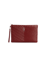 MONOGRAM MATELASSE CHEVRON POUCH