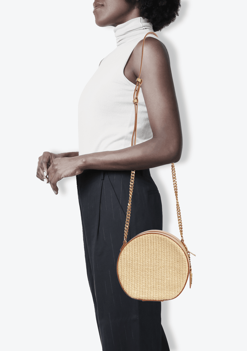 RAFFIA SMALL MICA BAG