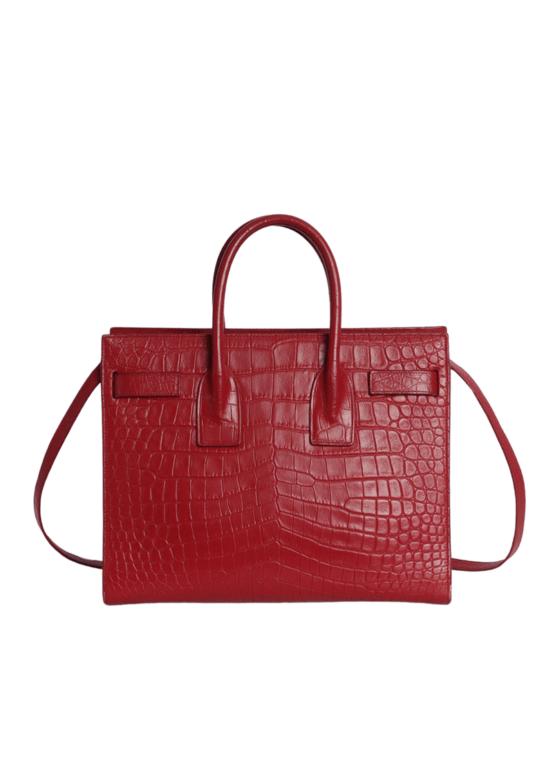 SAC DE JOUR CROCODILE EMBOSSED