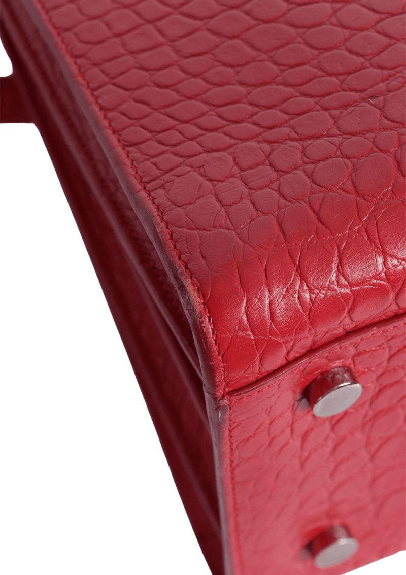 SAC DE JOUR CROCODILE EMBOSSED