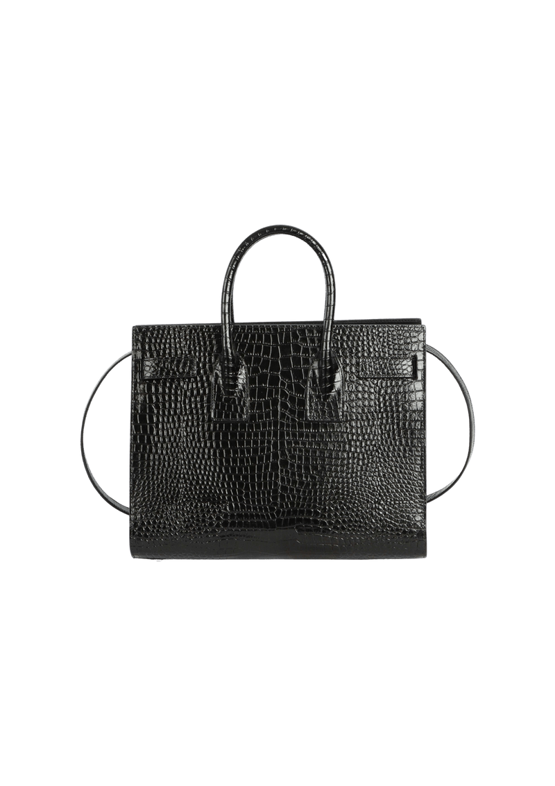 SAC DE JOUR SMALL CROCODILE EMBOSSED