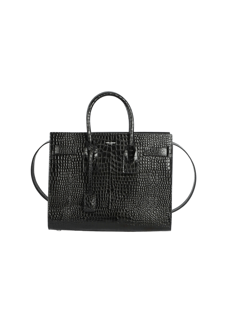 SAC DE JOUR SMALL CROCODILE EMBOSSED