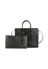 SAC DE JOUR SMALL CROCODILE EMBOSSED