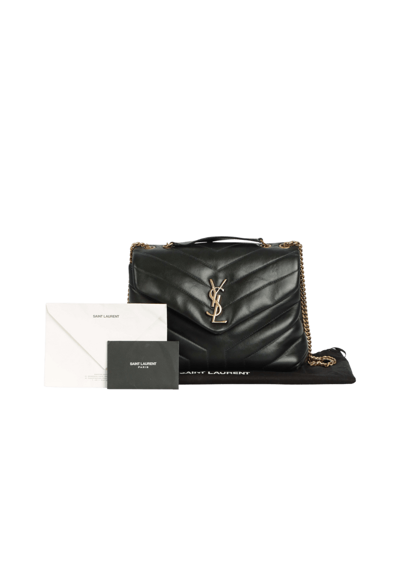 BOLSA SAINT LAURENT SMALL LOULOU BAG PRETO ORIGINAL Gringa