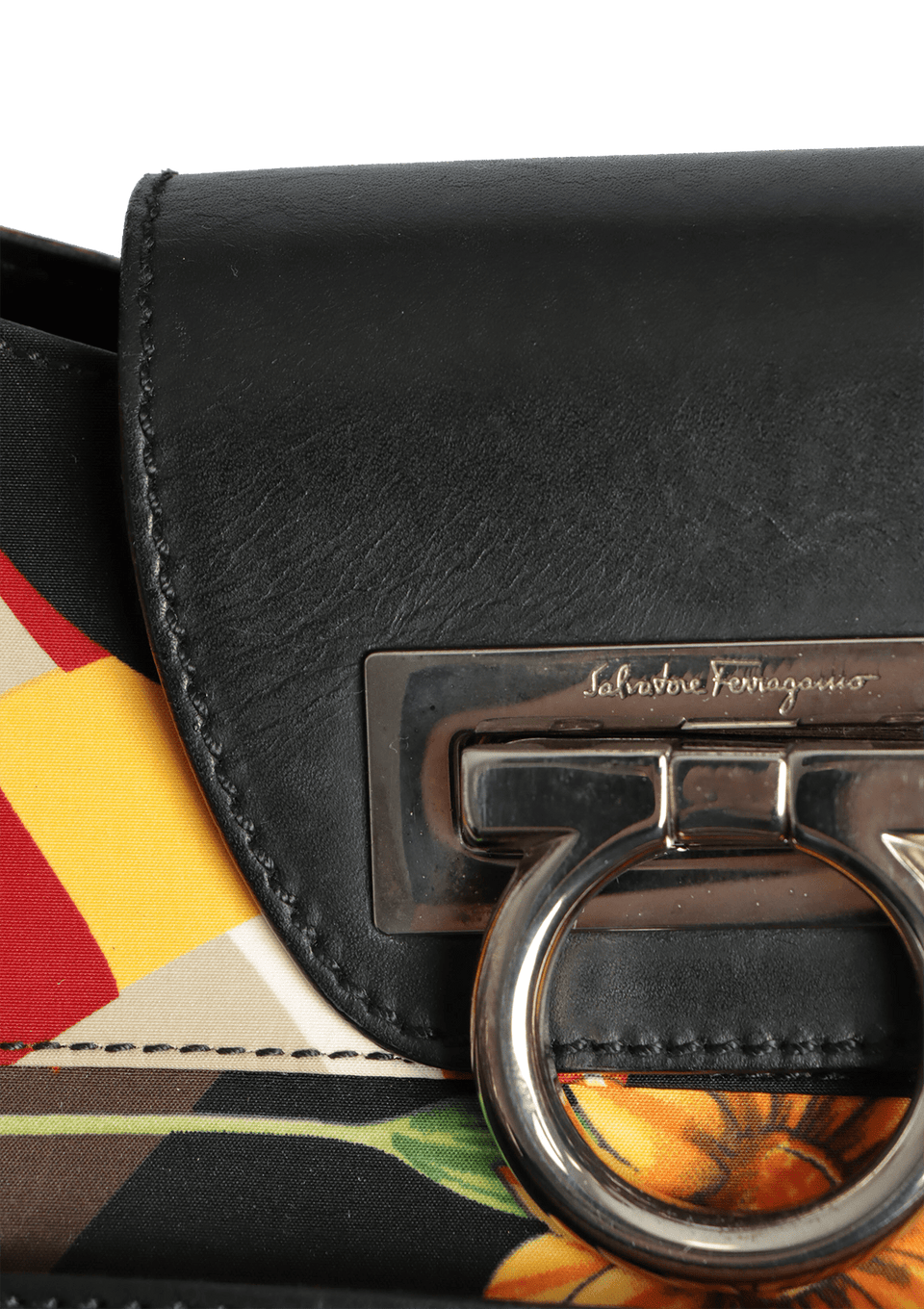 BOLSA SALVATORE FERRAGAMO FIERA PRINT SHOULDER BAG ESTAMPADO