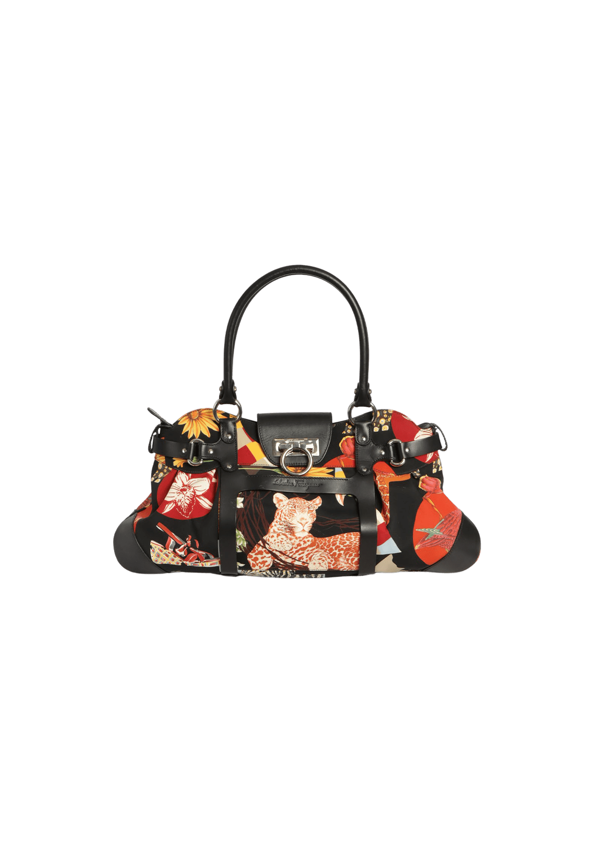 BOLSA SALVATORE FERRAGAMO FIERA PRINT SHOULDER BAG ESTAMPADO