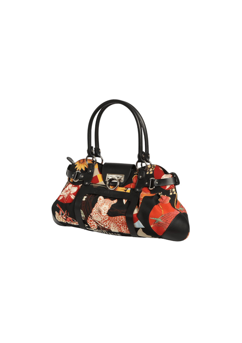 BOLSA SALVATORE FERRAGAMO FIERA PRINT SHOULDER BAG ESTAMPADO