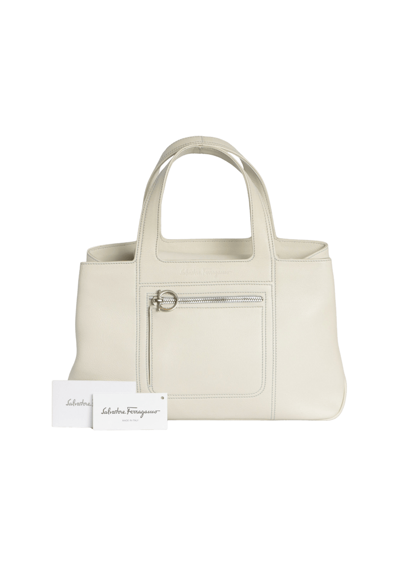 GANCINI LEATHER TOTE