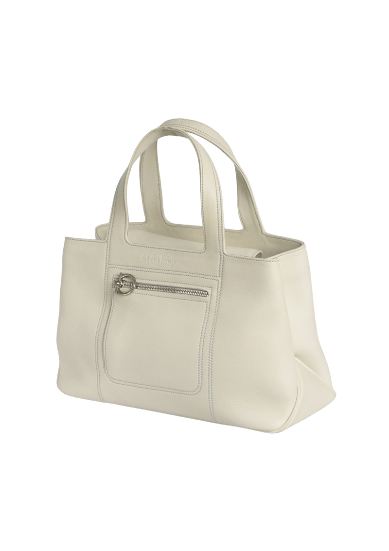 GANCINI LEATHER TOTE