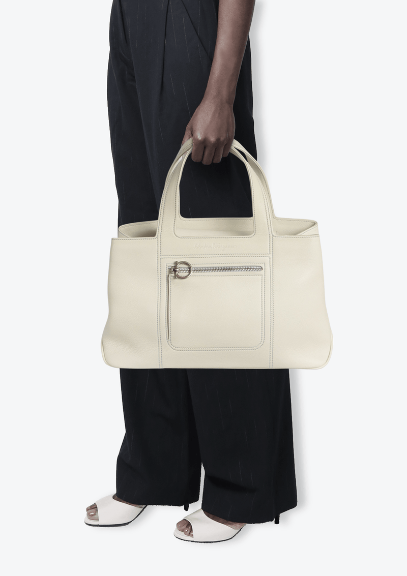 GANCINI LEATHER TOTE