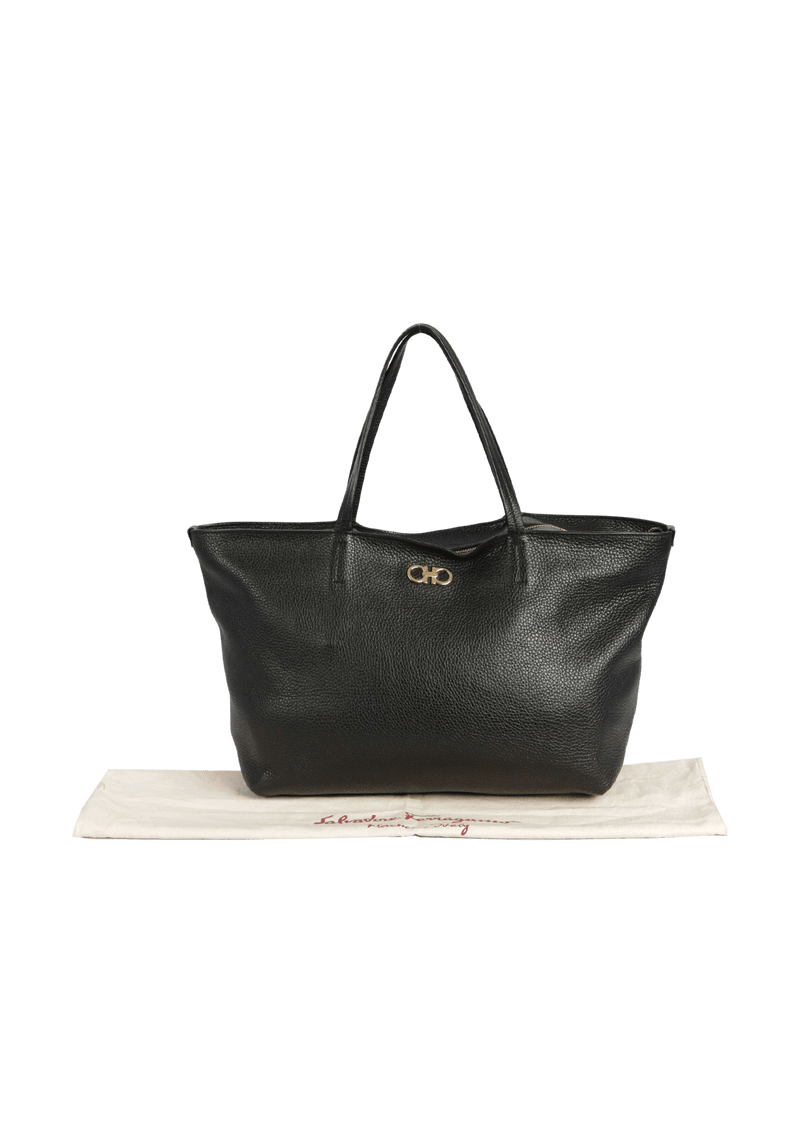 GINA LEATHER TOTE