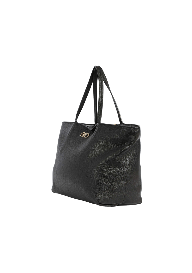 GINA LEATHER TOTE