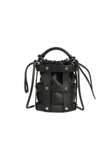 GLAM STUD CAGED BUCKET BAG