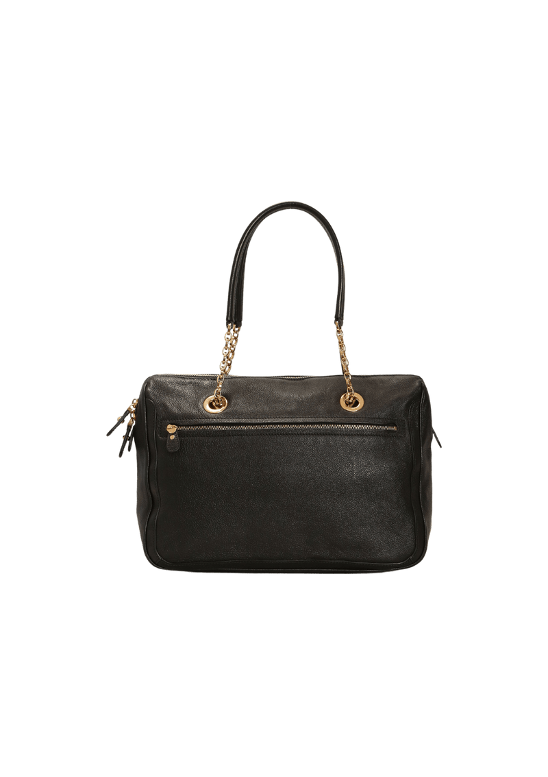 LEATHER FANYA TOTE BAG