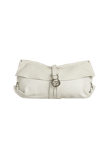 LEATHER GANCINI CLUTCH